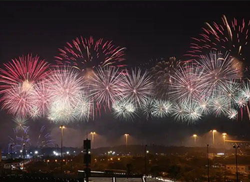 杂多县焰火晚会